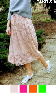 Spódnica Koronkowa JESSIE Midi 
